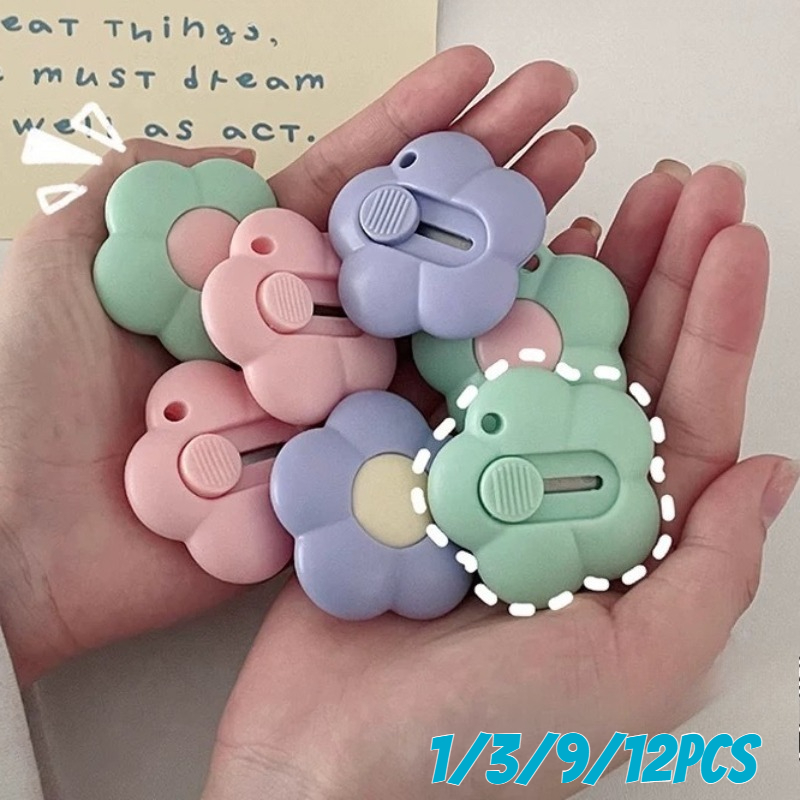 Embellishment Crafts - سكين متعدد الاستخدامات بتصميم زهور لطيف،