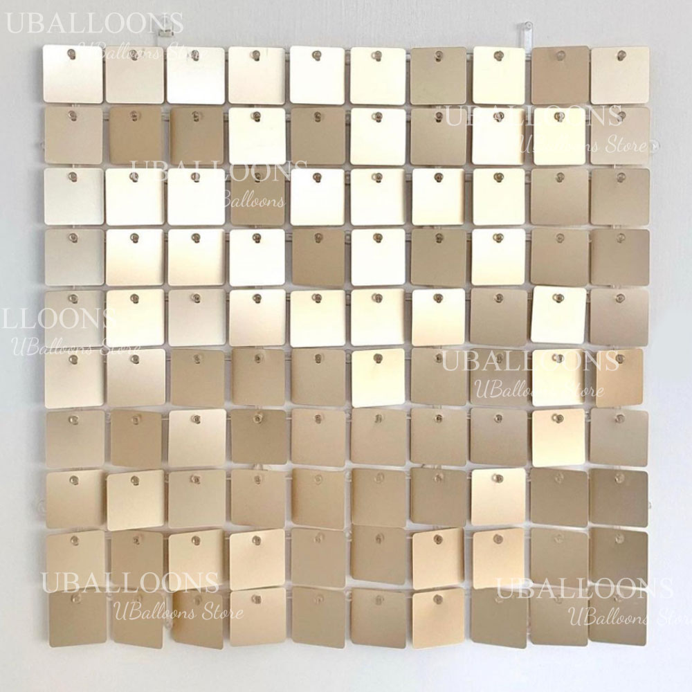 ألواح خلفية ذهبية غير لامعة 12 - مراجعة Sequin Fabric Panel وسعره