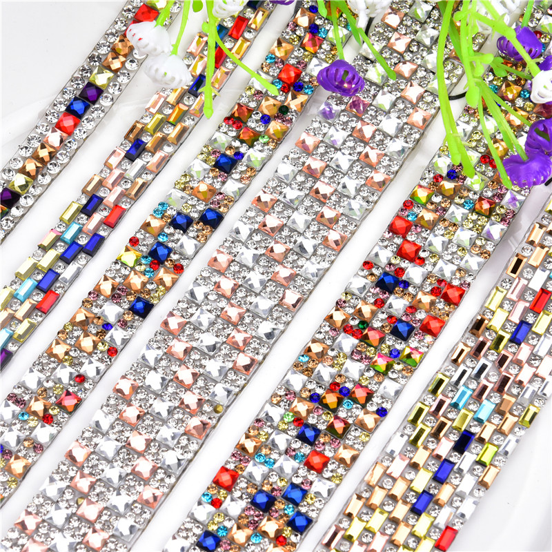 2 متر/مجموعة كريستال حجر الراي - مراجعة Rhinestone Banding Trim وسعره