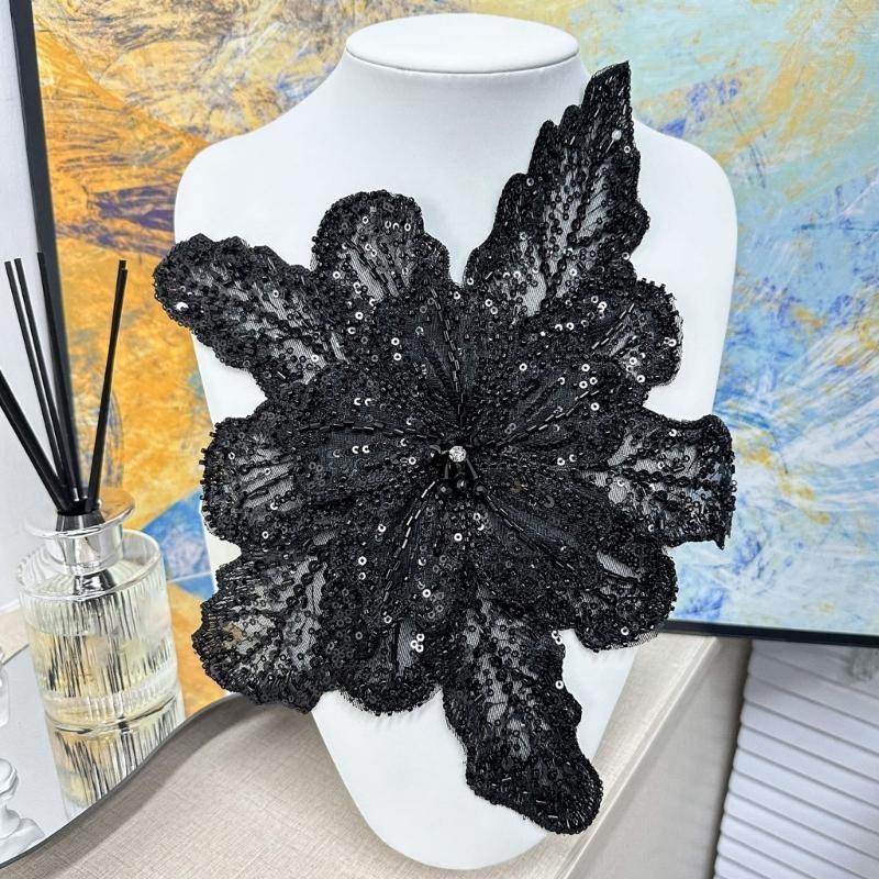 39BD زخرفة زهرة مطرزة لملابس ت - مراجعة Applique Patch Flower وسعره