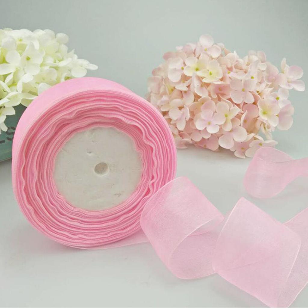 شريط أورجانزا شفاف، فيونكة سات - مراجعة Organza Ribbon Spool وسعره